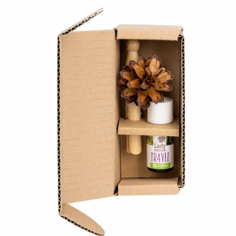 Zestaw Pani Szyszka HORIZONTAL TRAVEL 1 x Pani Szyszka + 1 mieszanka olejków eterycznych (LP-HORIZONTAL-TRAVEL)