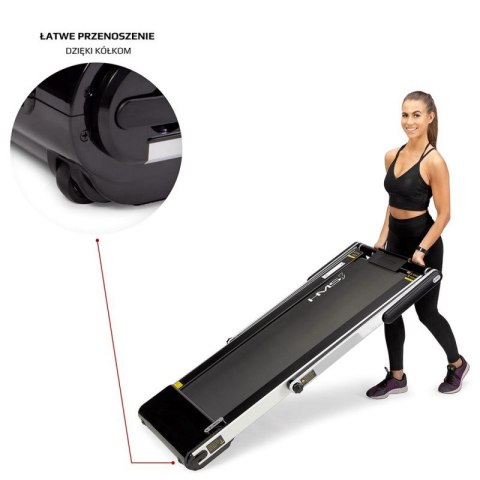 Bieżnia elektryczna z biurkiem HMS LOOP12 MULTI 1-12 km/h, szara