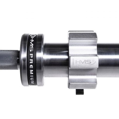 Gryf olimpijski 20 kg / 2200 mm z zaciskami lock jaw HMS GO901