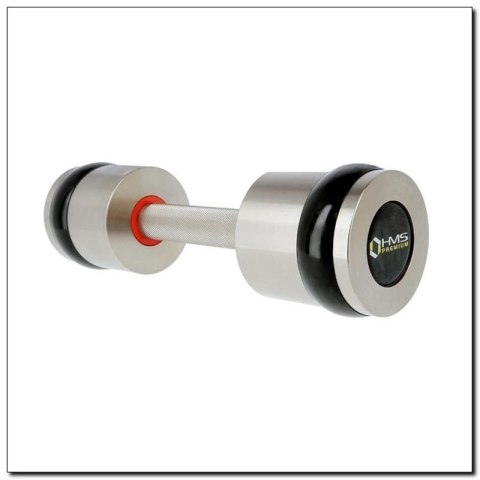 Hantle chromowane 2x7kg silikonowe elementy HMS HH07