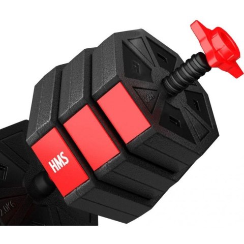 Sztangielka kompozytowa HMS SGC20 20kg + sztanga