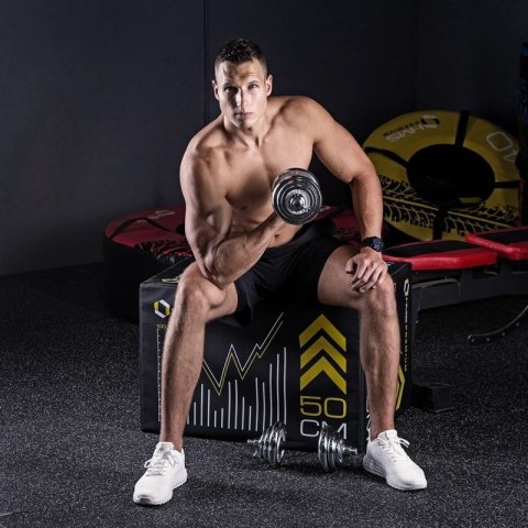 Sztangielki w walizce HMS STC21 2 x 10 kg chrom