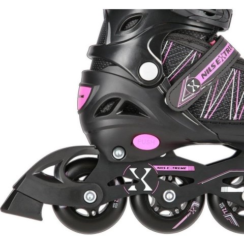 Łyżworolki Nils Extreme NH11912 A 2w1 z wymienną płozą hokejową 31-34 Jr 16-21-045