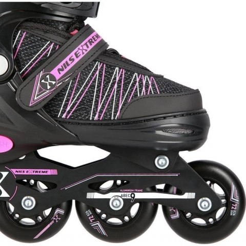 Łyżworolki Nils Extreme NH11912 A 2w1 z wymienną płozą hokejową 31-34 Jr 16-21-045