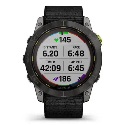 Zegarek sportowy Garmin Enduro 2 Solar Black Carbon Gray DLC Ti Ultrafit Band 010-02754-01