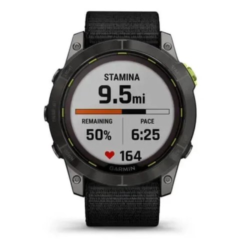 Zegarek sportowy Garmin Enduro 2 Solar Black Carbon Gray DLC Ti Ultrafit Band 010-02754-01