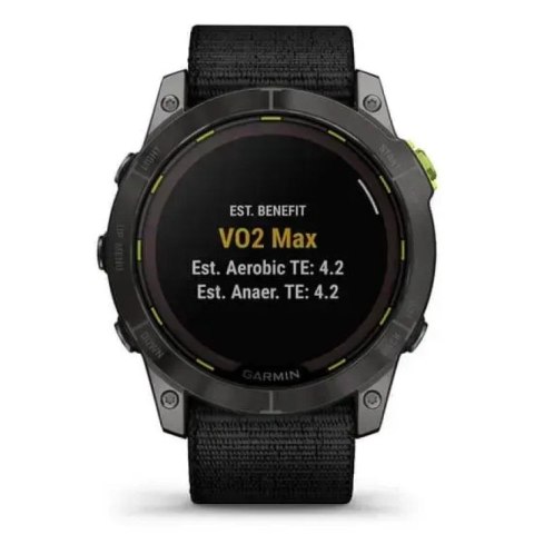 Zegarek sportowy Garmin Enduro 2 Solar Black Carbon Gray DLC Ti Ultrafit Band 010-02754-01