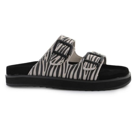 D.FRANKLIN Nordic Sandal Buckle Zebra DFSH405002-ZEBR