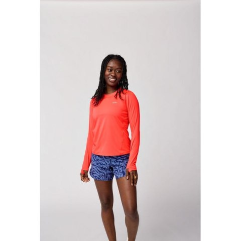 Damska koszulka do biegania Sprint Free Long Sleeve 3.0 różowa