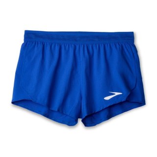 Damskie spodenki do biegania Elite 2" Split Short niebieskie