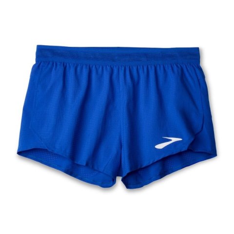 Damskie spodenki do biegania Elite 2" Split Short niebieskie