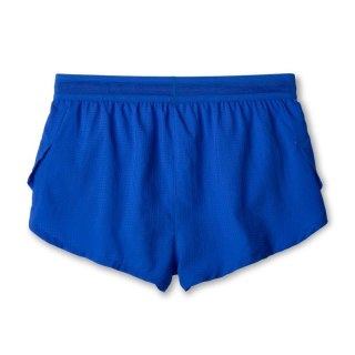 Damskie spodenki do biegania Elite 2" Split Short niebieskie