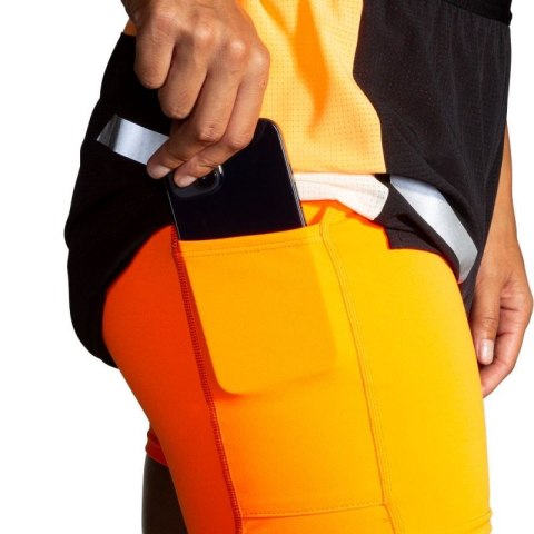 Damskie spodenki do biegania Run Visible 4" 2in1 Short 2.0