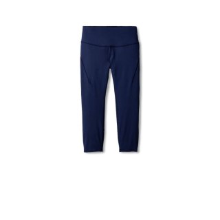 Damskie spodnie do biegania Spark Capri granatowe