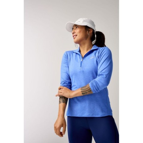 Dash 1/2 Zip 2.0 damska bluza do biegania niebieska