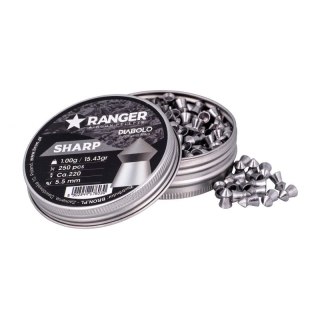 Śrut 5,5 mm RANGER Diabolo Sharp szpic 250 szt. 1,00 g