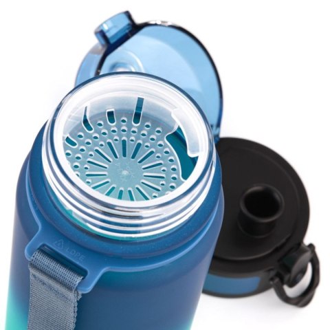 Bidon Meteor 350 ml 17657 niebieski/turkusowy