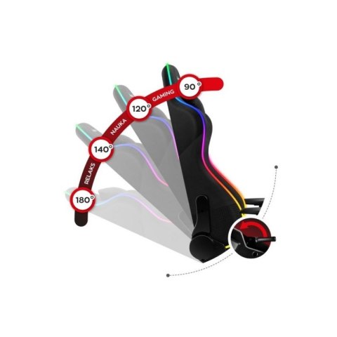Fotel gamingowy Huzaro Force 6.3 RGB Mesh