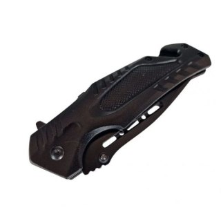 Nóż ratowniczy AZYMUT Rescue +przecinak pasów +zbijak szyb +pokrowiec