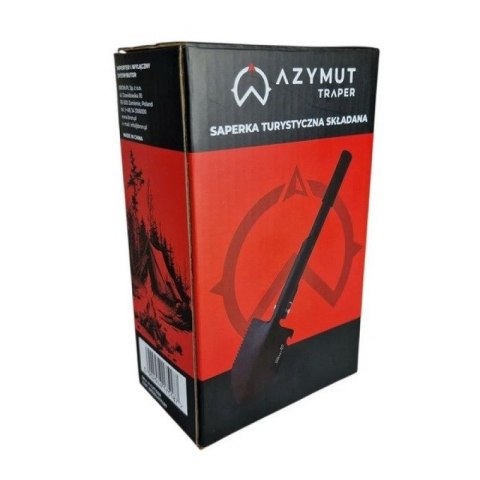 Saperka taktyczna wielofunkcyjna AZYMUT Traper czarna +pokrowiec