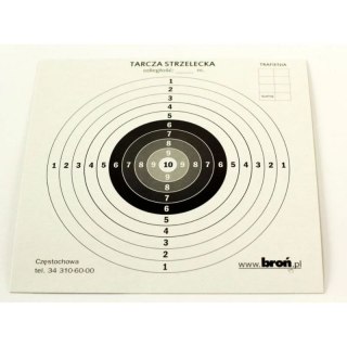 Tarcze papierowe 17x17 cm 100 szt.