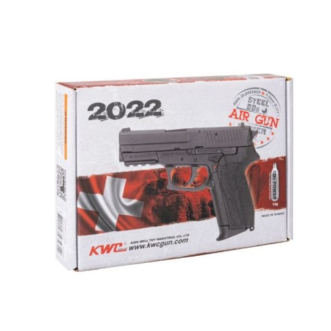 Wiatrówka pistolet RANGER 2022 KWC kal. 4,5 BBs 21 strz. METAL SLIDE CO2 (AAKCMD471AZB)