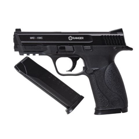 Wiatrówka pistolet RANGER M40 KWC kal. 4,5 BBs 19 strz. METAL SLIDE CO2 (AAKCMD481AZB)
