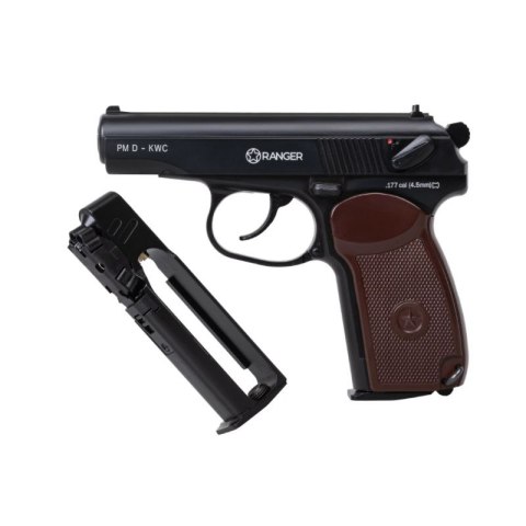 Wiatrówka pistolet RANGER PM Diabolo KWC kal. 4,5 2x6 strz. FULL METAL CO2 (AAKCPD441AZB)