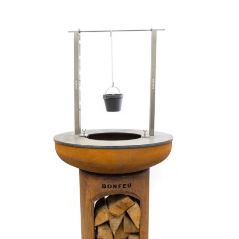 BF Stelaż z rożnem do planchy