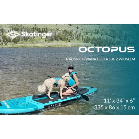 Deska SUP SKATINGER Octopus 335x86x15 cm Allround