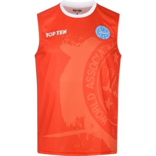 Koszulka bez rękawów do kick lightu TOP TEN (WAKO APPROVED)