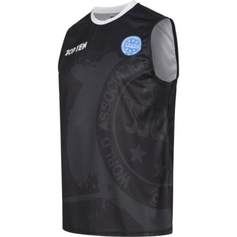 Koszulka bez rękawów do kick lightu TOP TEN (WAKO APPROVED)