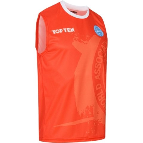 Koszulka bez rękawów do kick lightu TOP TEN (WAKO APPROVED)