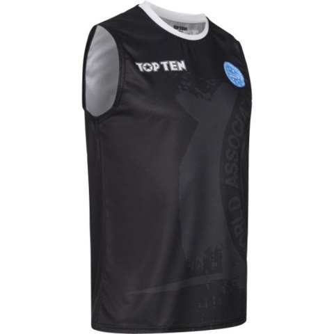 Koszulka bez rękawów do kick lightu TOP TEN (WAKO APPROVED)