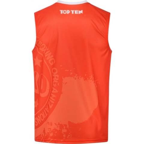Koszulka bez rękawów do kick lightu TOP TEN (WAKO APPROVED)