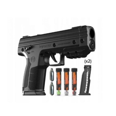 Pistolet BYRNA LE BLACK k.68 CO2-12g zestaw