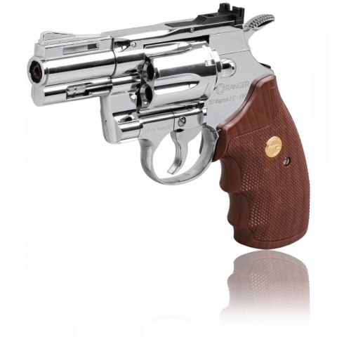 Rewolwer wiatrówka RANGER Python 357 Magnum 2,5" chrom KWC kal. 4,5 BBs 6-strz. FULL METAL CO2 (AAKCMD661BZB)