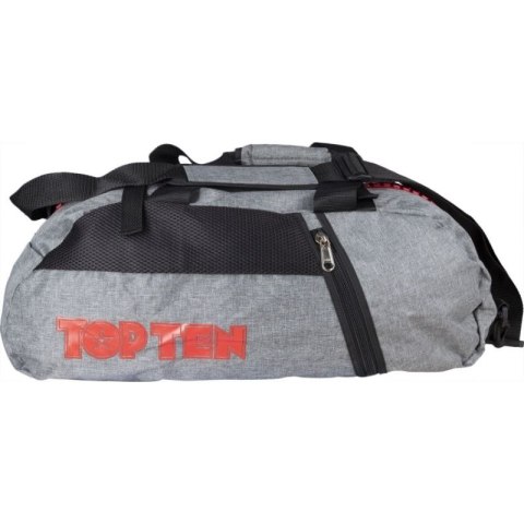 Torba sportowa TOP TEN z funkcją plecaka "Grey" 55cm x 29cm x 27 cm