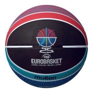 Piłka do koszykówki Molten Eurobasket 2025 replika B7G2000-E5Z