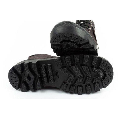 Buty sportowe damskie botki za kostkę Palladium Pallabrousse czarne