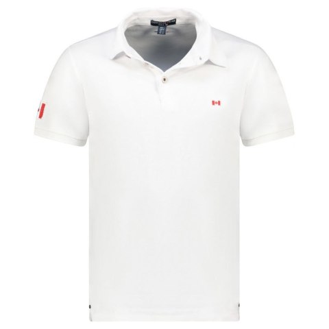 Koszulka polo Canadian Peak KARSEAK WHITE RM MEN 254 (RBMSZ1394H/CP-BLANC)