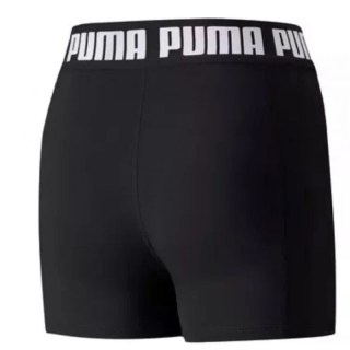 Spodenki damskie treningowe Puma Stron 3 elastyczne czarne wygodne