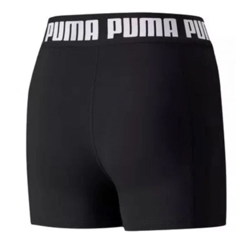 Spodenki damskie treningowe Puma Stron 3 elastyczne czarne wygodne