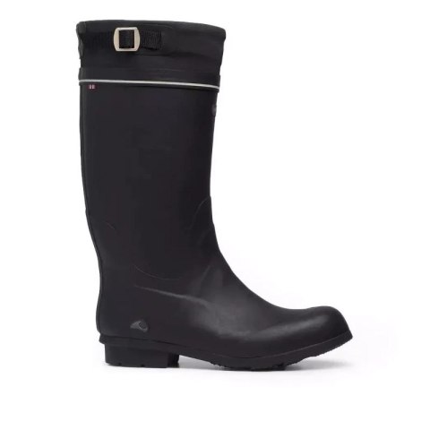 Wyprzedaż - Wysokie wodoodporne kozaki Viking Kunto Black Rubber Boot (1-49740-2)