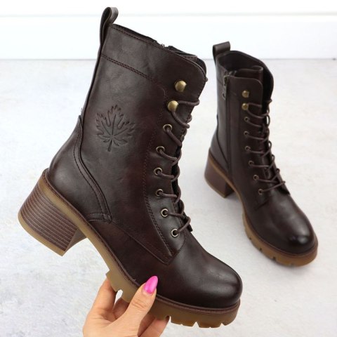 Botki na klocku Vinceza W 89136 JAN417