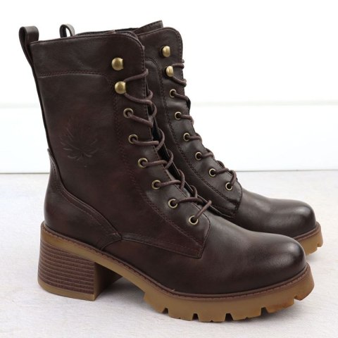 Botki na klocku Vinceza W 89136 JAN417