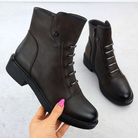 Botki ocieplane Jezzi W ASA252-5 JEZ437G