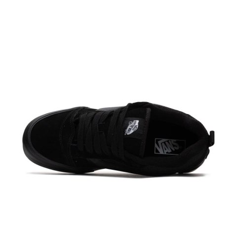 Buty męskie Vans Knu Skool Black tenisówki sportowe zamszowe Off The Wall czarne (VN0009QCBKA)