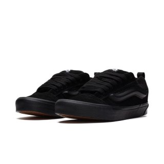 Buty męskie Vans Knu Skool Black tenisówki sportowe zamszowe Off The Wall czarne (VN0009QCBKA)
