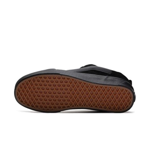 Buty męskie Vans Knu Skool Black tenisówki sportowe zamszowe Off The Wall czarne (VN0009QCBKA)